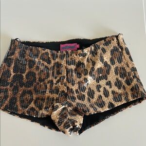 Edikted Sequin Micro Shorts